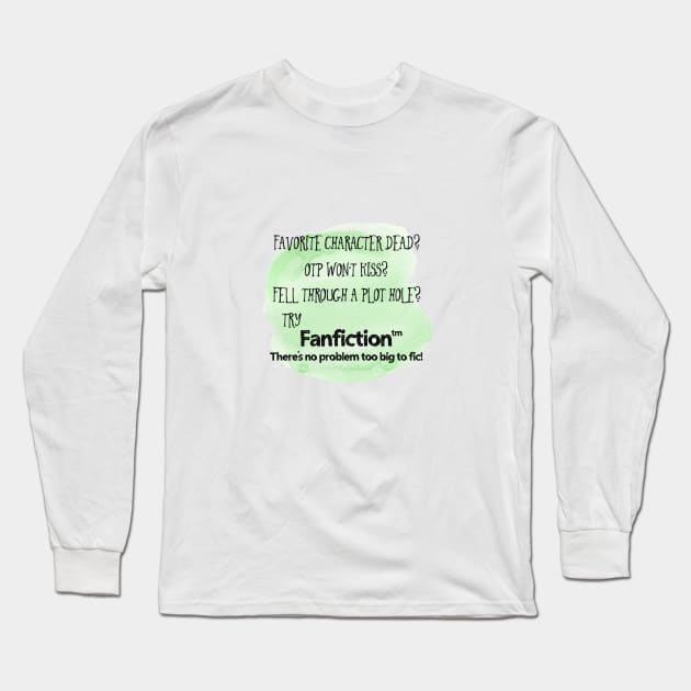 Fanfiction(tm) Long Sleeve T-Shirt by Porcupine8